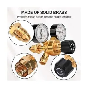 Regulador de gas de soldadura de calibre de CO2 de argón_5