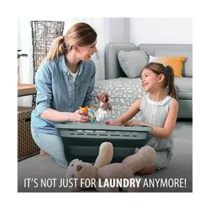 BROOKSTONE 1 unidad 11 galones cesta plegable de gran_5