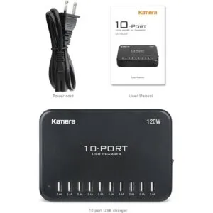 Puertos USB Cargador de pared 10Port 120 W potencia_2