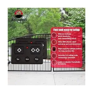 AXP1AXS1 Transmisor remoto prémium con 5 botones para_3