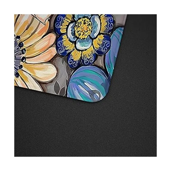 Alfombras de cocina coloridas y bohemias florales para_5