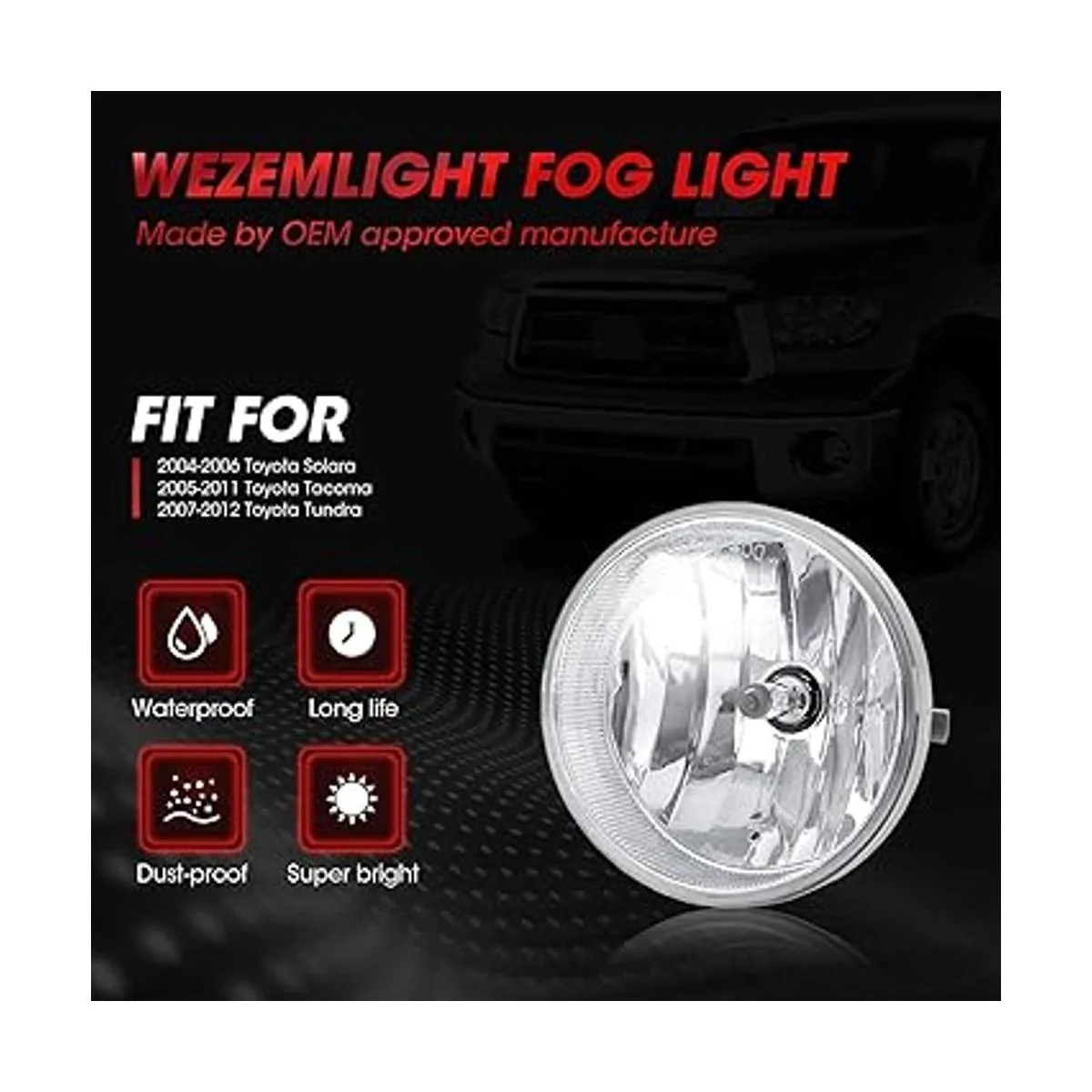WEZEMLIGHT Conjunto de luces antiniebla Toyota Tacoma_3