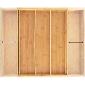 Totally Bamboo Organizador de cajones expandible de 5_4