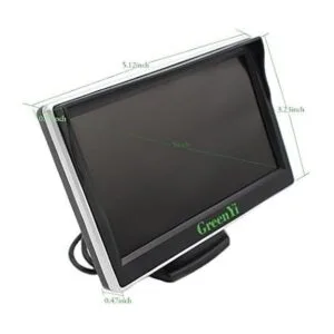 GreenYi08 monitor de cámara de reserva de 5 pulgadas AHD_2