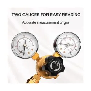 Regulador de gas de soldadura de calibre de CO2 de argón_4