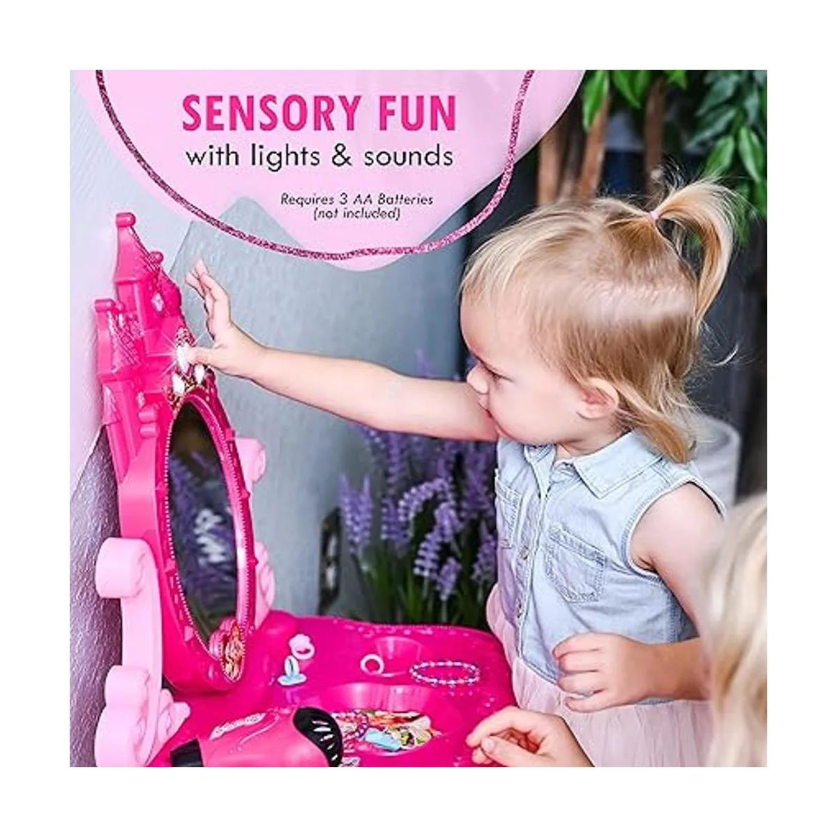 Kiddie Play juego de simulación para niños tocador y_6