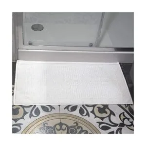 Juego de 4 alfombrillas de baño de algodón para baño_5