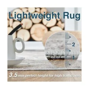 JINCHAN Alfombra vintage de 3 x 5 pulgadas para_5