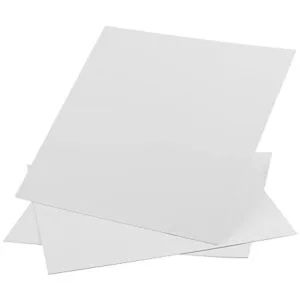 PINGEUI 50 hojas de aglomerado blanco de 12 x 12 pulgadas_5