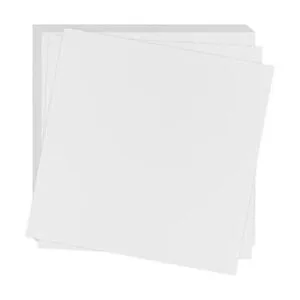 PINGEUI 50 hojas de aglomerado blanco de 12 x 12 pulgadas_1