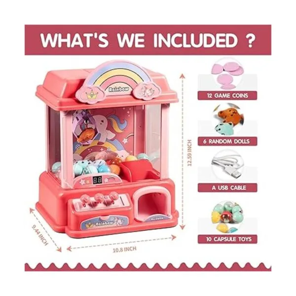 Máquina de garras para niños mini máquinas expendedoras_2