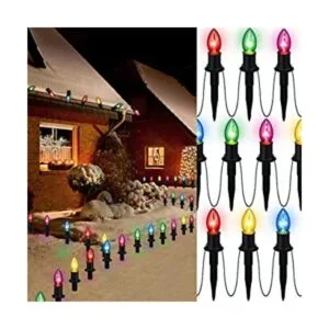 Cadena de luces para caminos de Navidad para exteriores_1