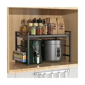 YIUKEA Estante extensible para horno de microondas_3