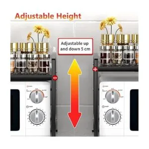 YIUKEA Estante extensible para horno de microondas_5