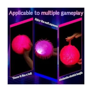 6 bolas acolchadas que brillan en la oscuridad bola de_3