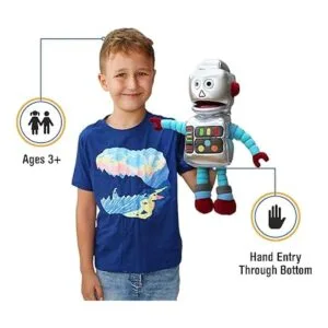 Robot de 14 pulgadas marioneta de mano_2