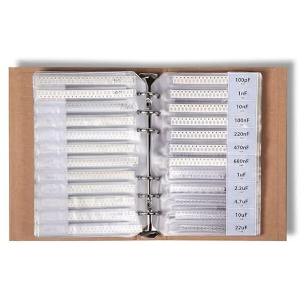 SMD 0805 Libro surtido de resistencias condensadores y_4