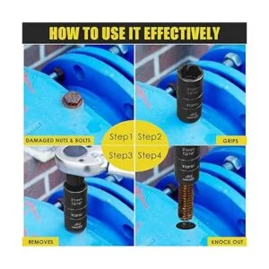 Topec 5 piezas de extracción de tuercas de edición_5