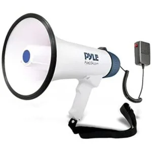 Pyle Megaphone altavoz PA Bullhorn con sirena_1