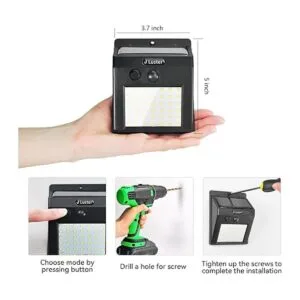 J Luster Luces solares para exteriores 6 unidades3 modos_7