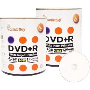 Smart buy 200 unidades DVD R 4.7 GB 16 x Color Blanco_1