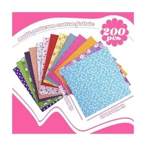 200 piezas de tela de algodón a granel de 10 x 10_2