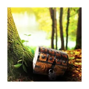 Nautical Cove Cofre del tesoro pirata con cerradura de_6