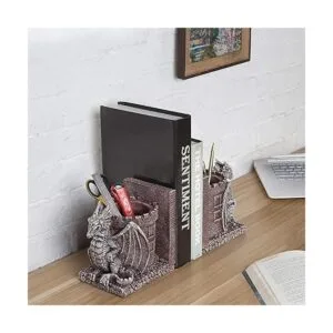 MyGift Sujetalibros decorativos de resina y soportes para_3