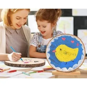 Rebanadas de madera grandes 4 piezas de 12 a 14 pulgadas_6