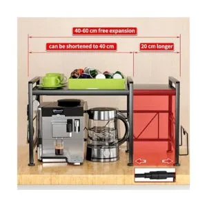 YIUKEA Estante extensible para horno de microondas_4