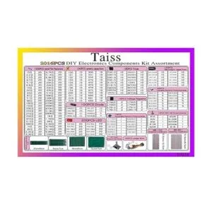 Taiss Surtido de kit de componentes electrónicos_4
