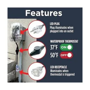 ThermaCord Controlador de cable térmico de 120 V_4