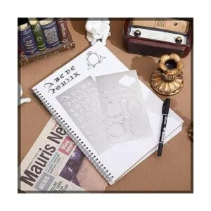 8 plantillas de acero inoxidable de 4 x 7 pulgadas_4