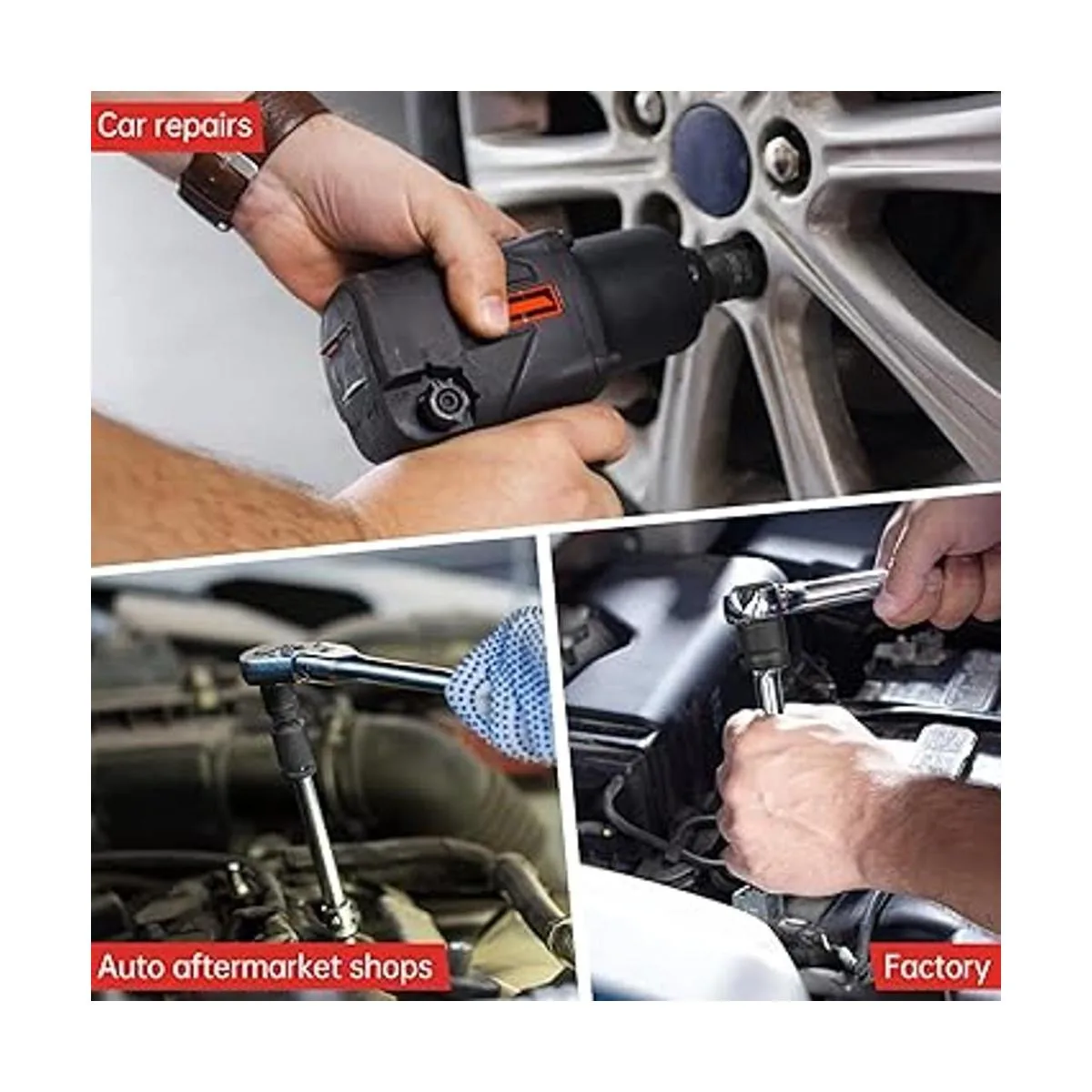 Juego de adaptador y reductor de enchufe de impacto Kit de_5