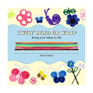 2400 limpiadores de tuberías 24 colores surtidos tallos_3