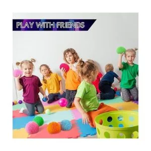 6 bolas acolchadas que brillan en la oscuridad bola de_5