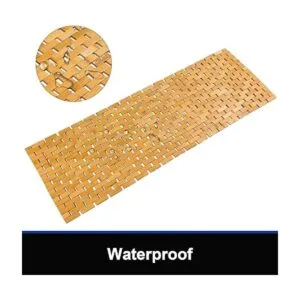 Alfombra de baño de bambú alfombra larga y grande_3