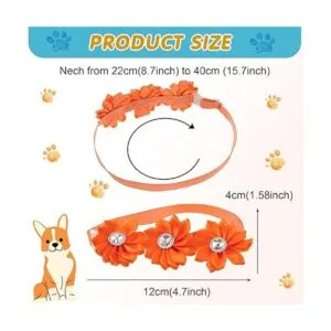 80 piezas de corbatín para perro collar de perro_2