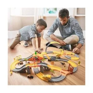 OR OR TU Juego de 342 piezas de juguetes de carreras de_5