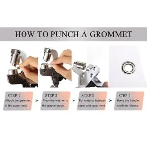 BIZOEPRO Kit de herramientas con ojales alicates de_6