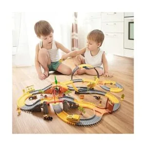 OR OR TU Juego de 342 piezas de juguetes de carreras de_4