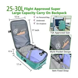 Mochila de viaje para hombres y mujeres mochila de_3