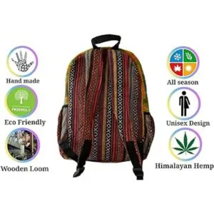 Mochila de cáñamo del himalayo Zillion Craft. Portátil_3