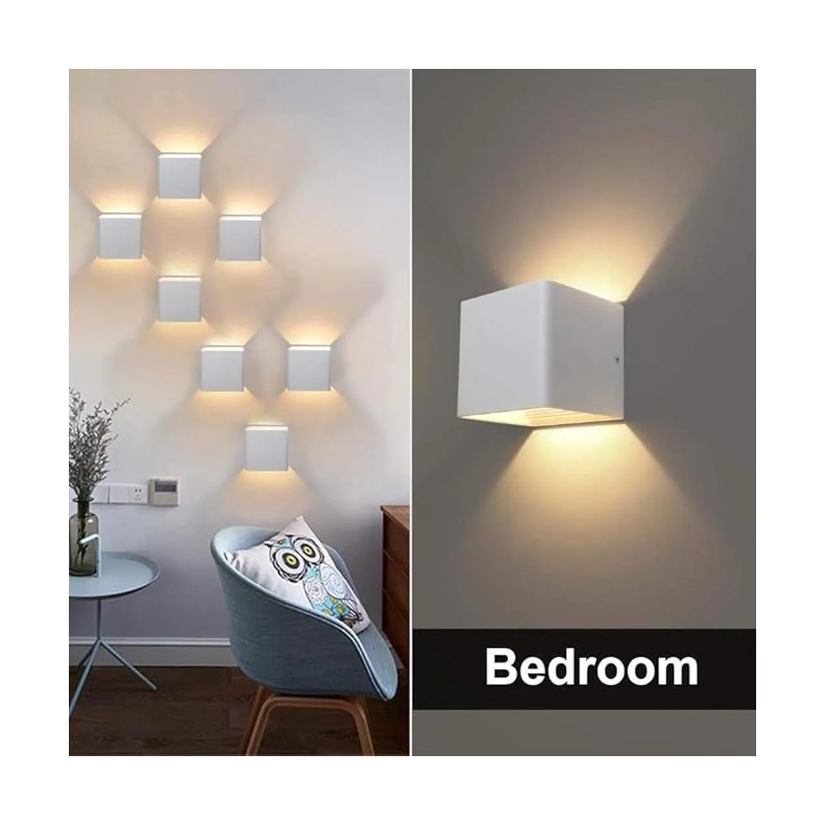 Ralbay Apliques LED modernos para pared paquete de 2_4