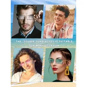 20 pares de gafas de sol vintage sin montura sin marco de_7