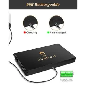 JUSRON Espejo de 3 vías para cortar el cabello espejo 360_3