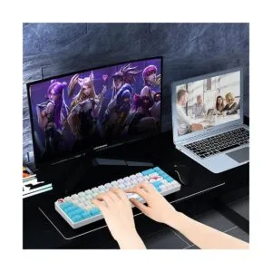 Owpkeenthy Teclado mecánico para juegos con cable 65 con_6