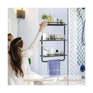 FEILERN Estantes flotantes de metal montados en la pared_3