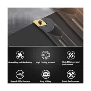 Herramienta de inserción de torneado de carburo CNC de 12_5