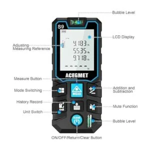 ACEGMET Herramienta de medición láser cinta métrica_2